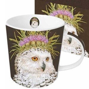 Vicki Sawyer Paperproducts Snow Queen Owl Mug